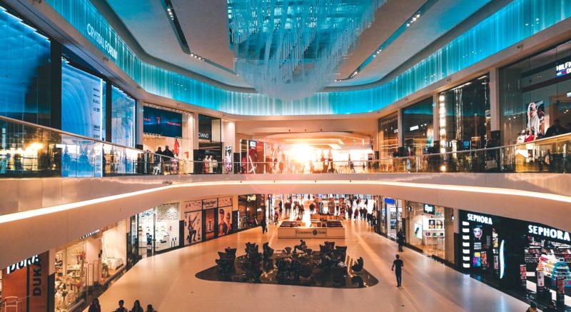 Shopping mall interior
