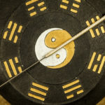 Acupuncture needle on Yin & Yang