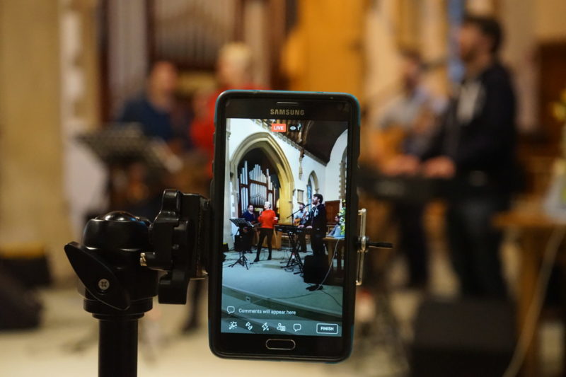 Livestream of a church service