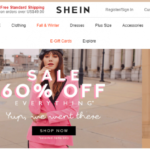 Ecommerce platform SHEIN
