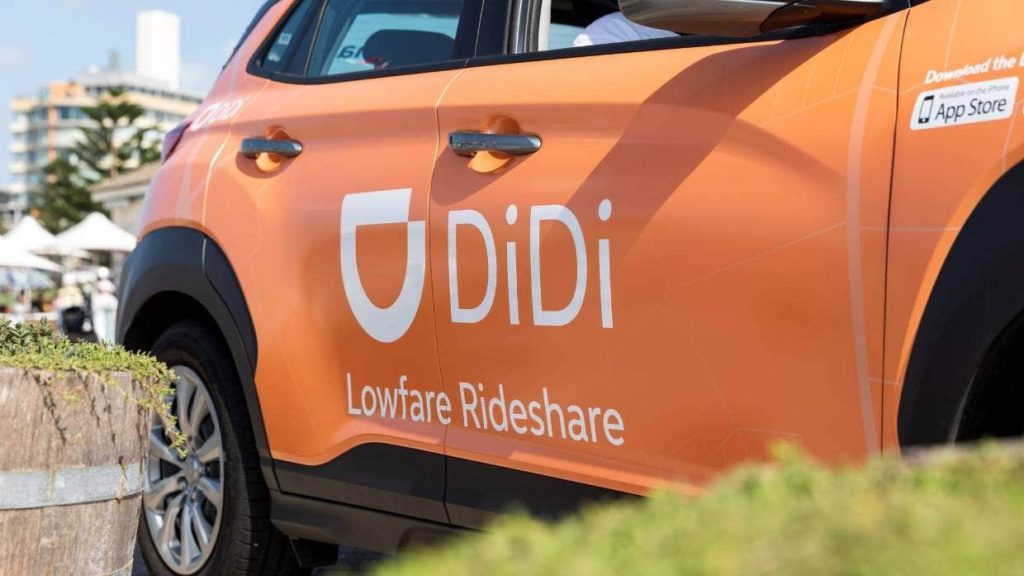 China's leading rideshare app DiDi