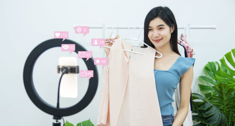 Growth in e-commerce livestreaming in China