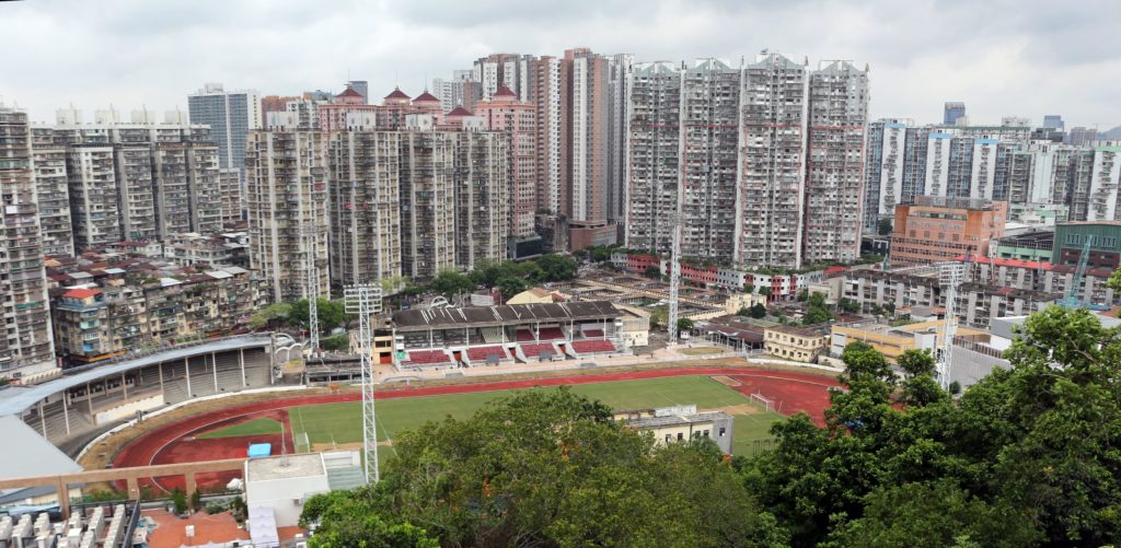 Football pitch in China