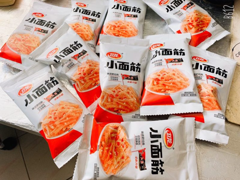 Latiao, a famous snack among Chinese young people