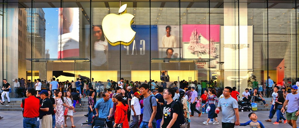 Apple offline store in China. Credit: knowledge@Wharton