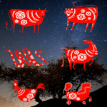 Chinese New Year zodiac animals