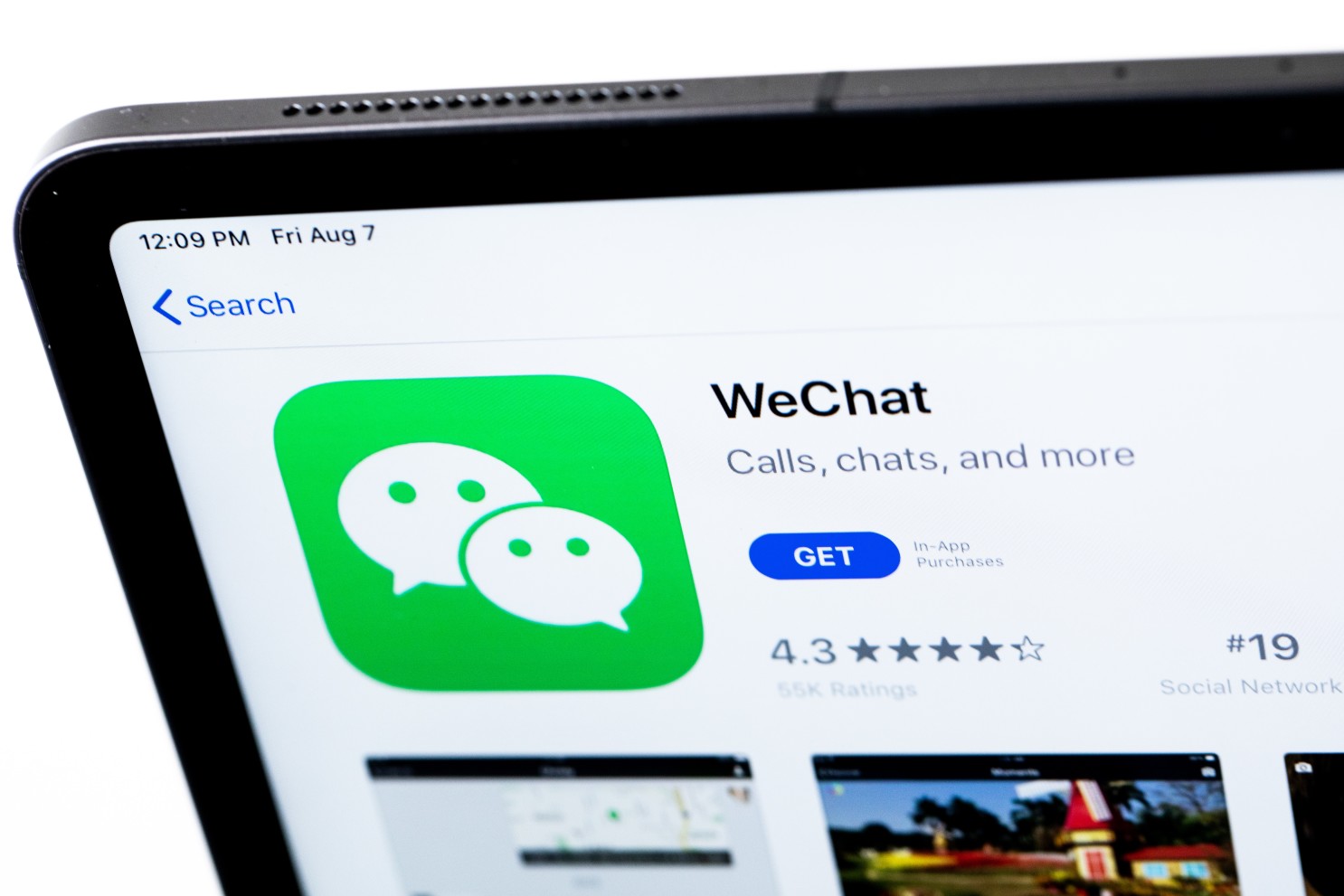 WeChat app. Credit: Los Angeles Times