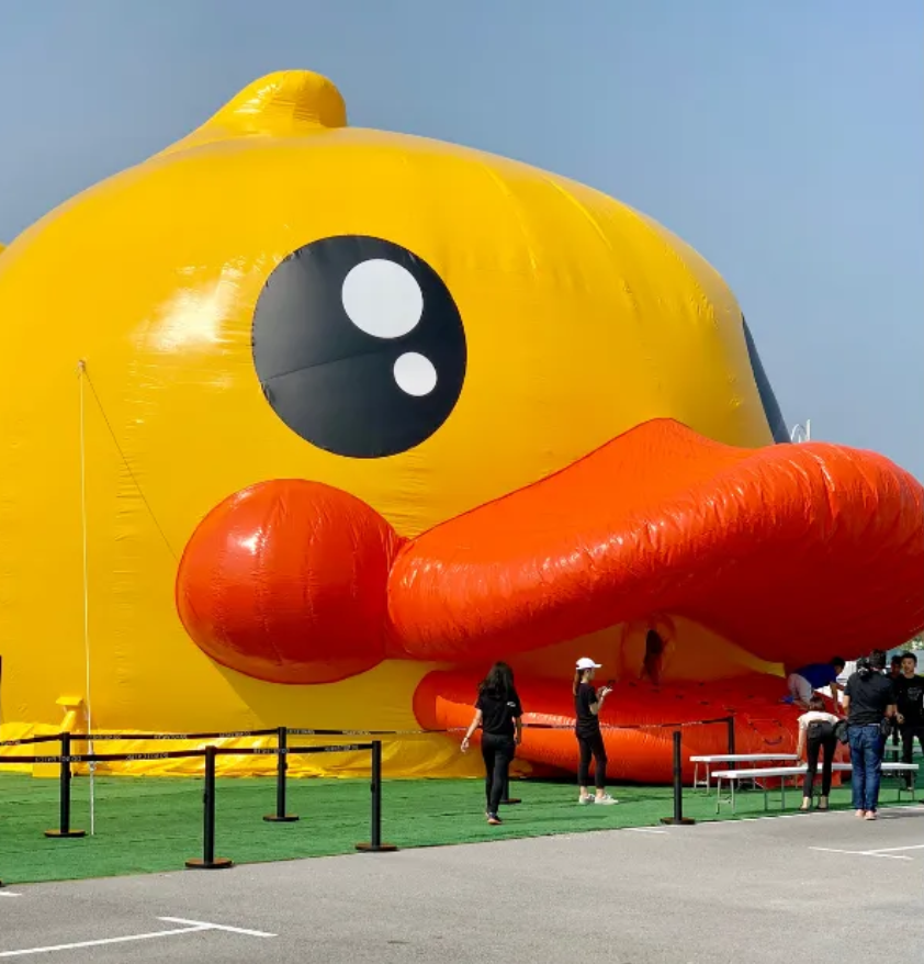 B Duck famous brand mascot