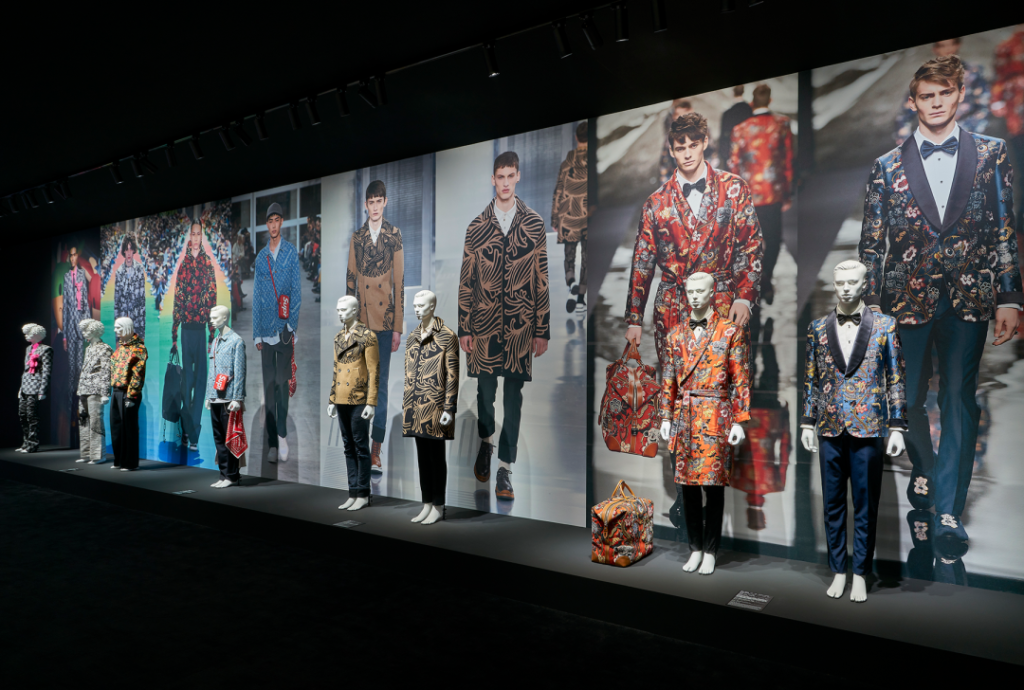 Handbags Showcased Fashion Store Louis Vuitton Fuzhou City