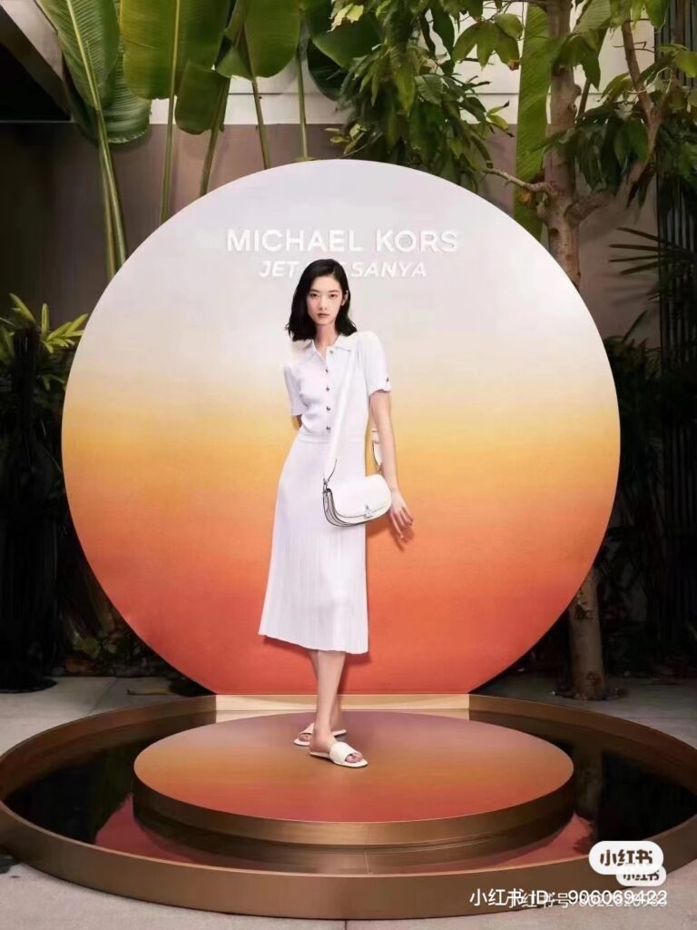 Michael Kors installs jet-set experience in Galeries Lafayette, Paris