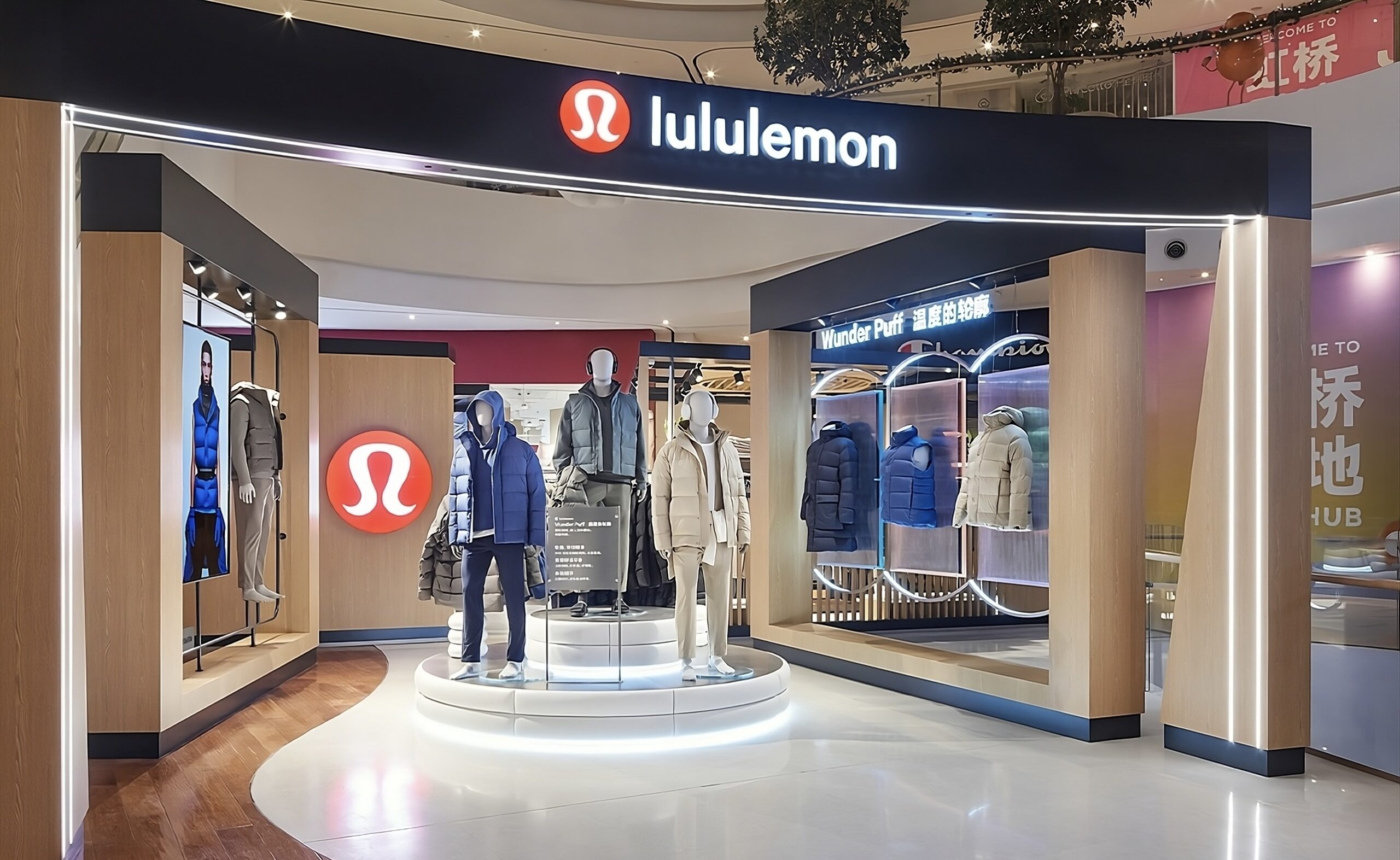 Inside the Lululemon menswear pop-up shop