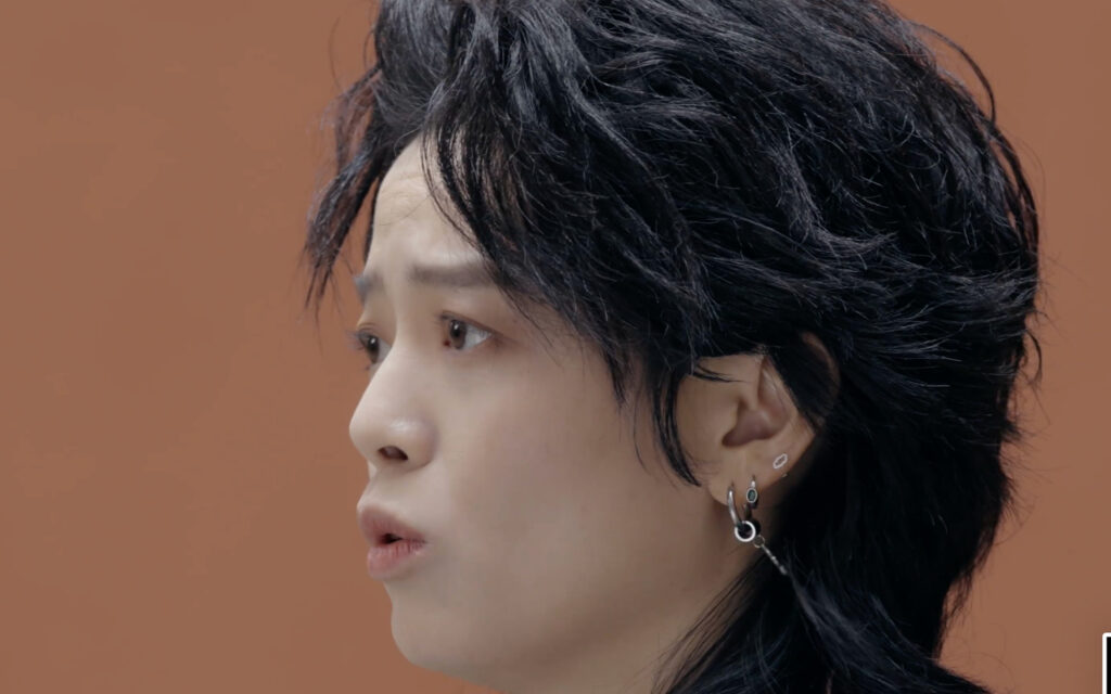 the sword in her hand 