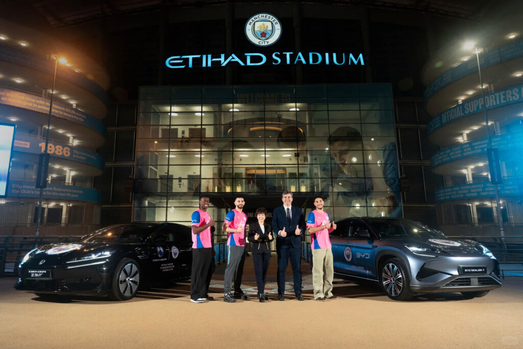 Manchester City BYD partnership
