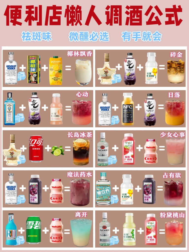 Convenience store cocktails