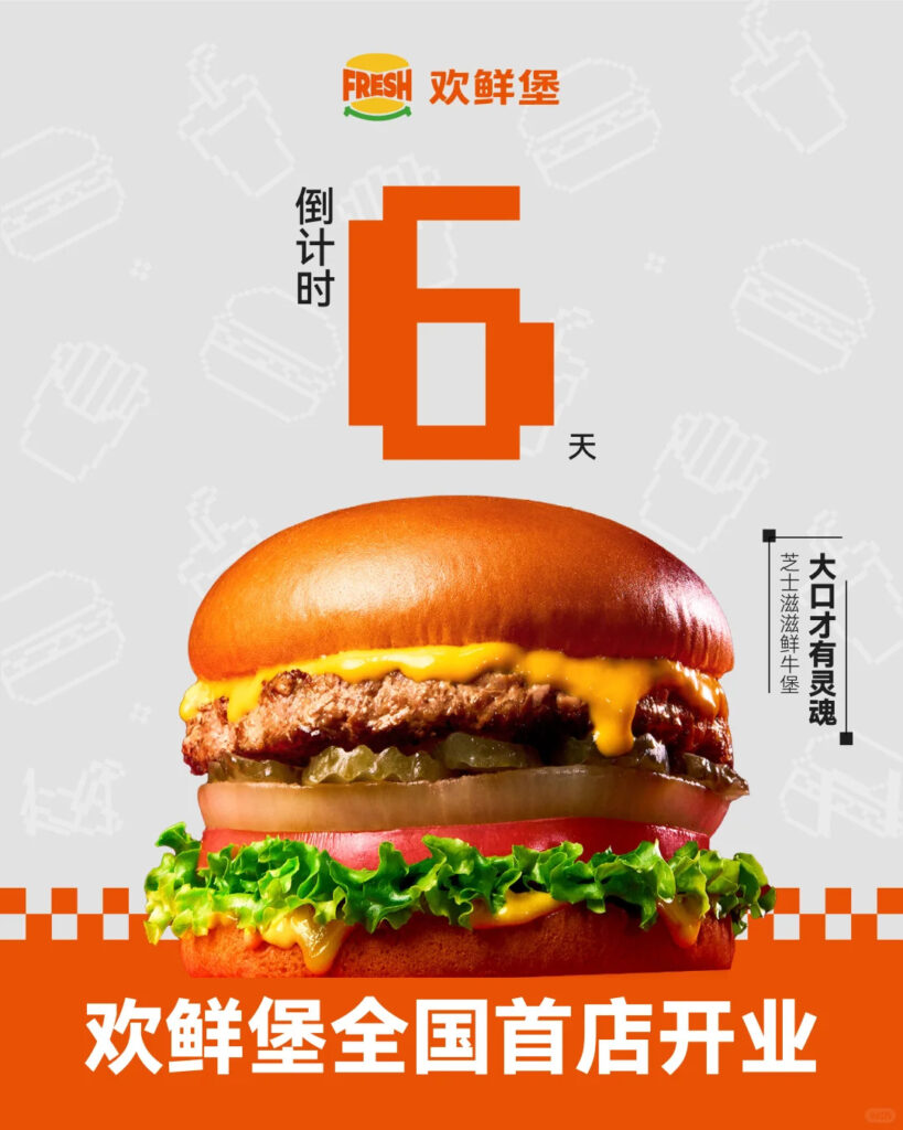 Haidilao burger and chips