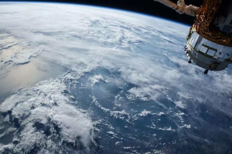 Satellite over Earth