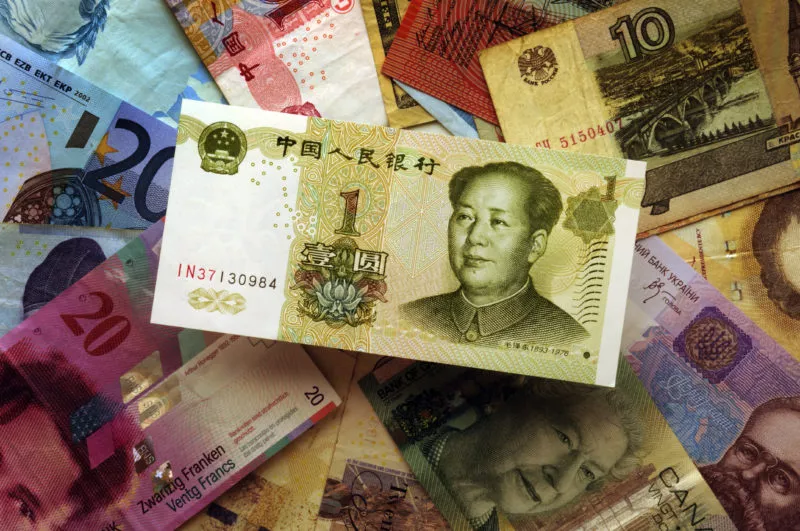 Chinese RMB notes