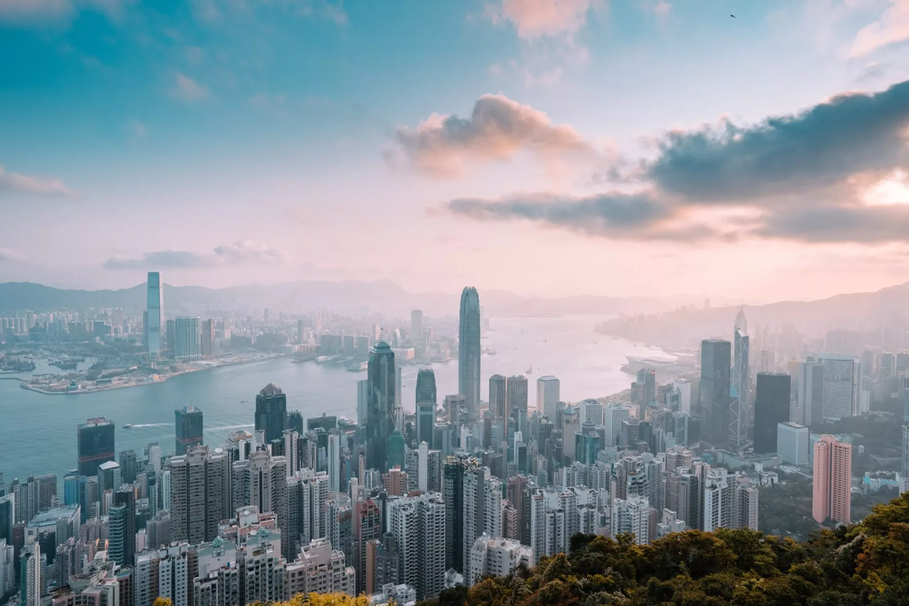 Hong Kong city landscape