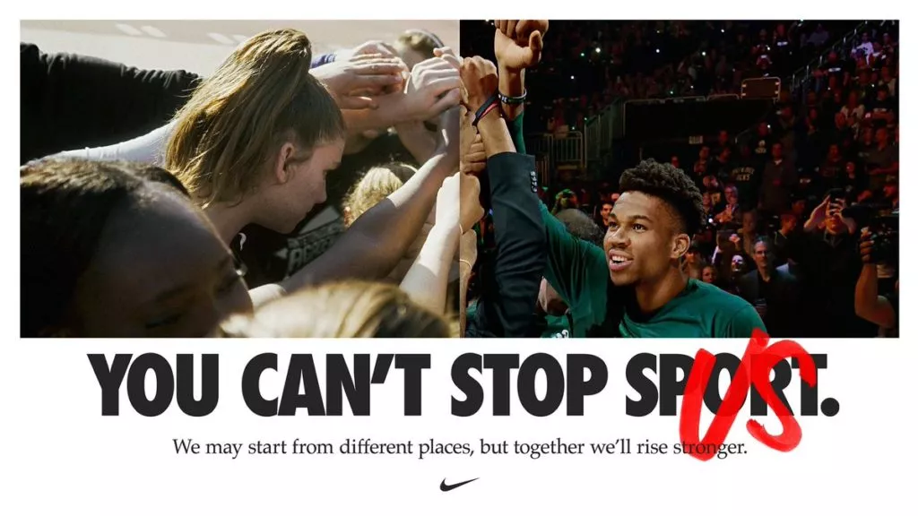 NIKE You can't stop us campaign