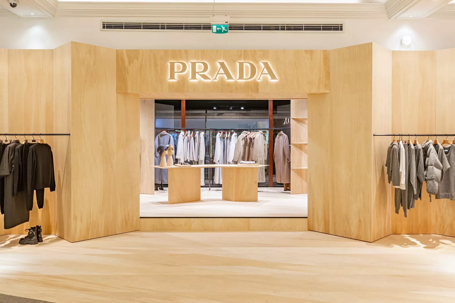Prada store exterior