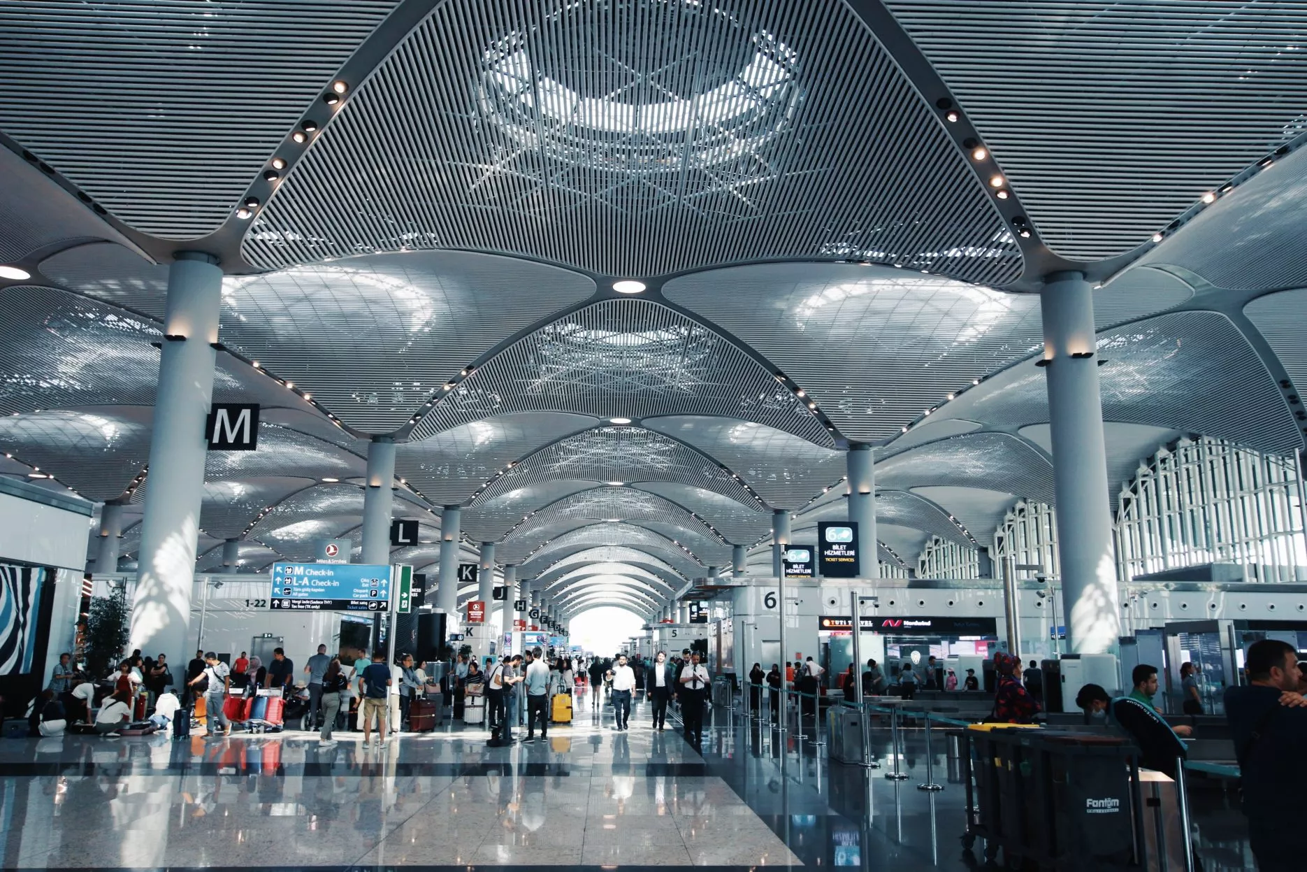 Airport interior