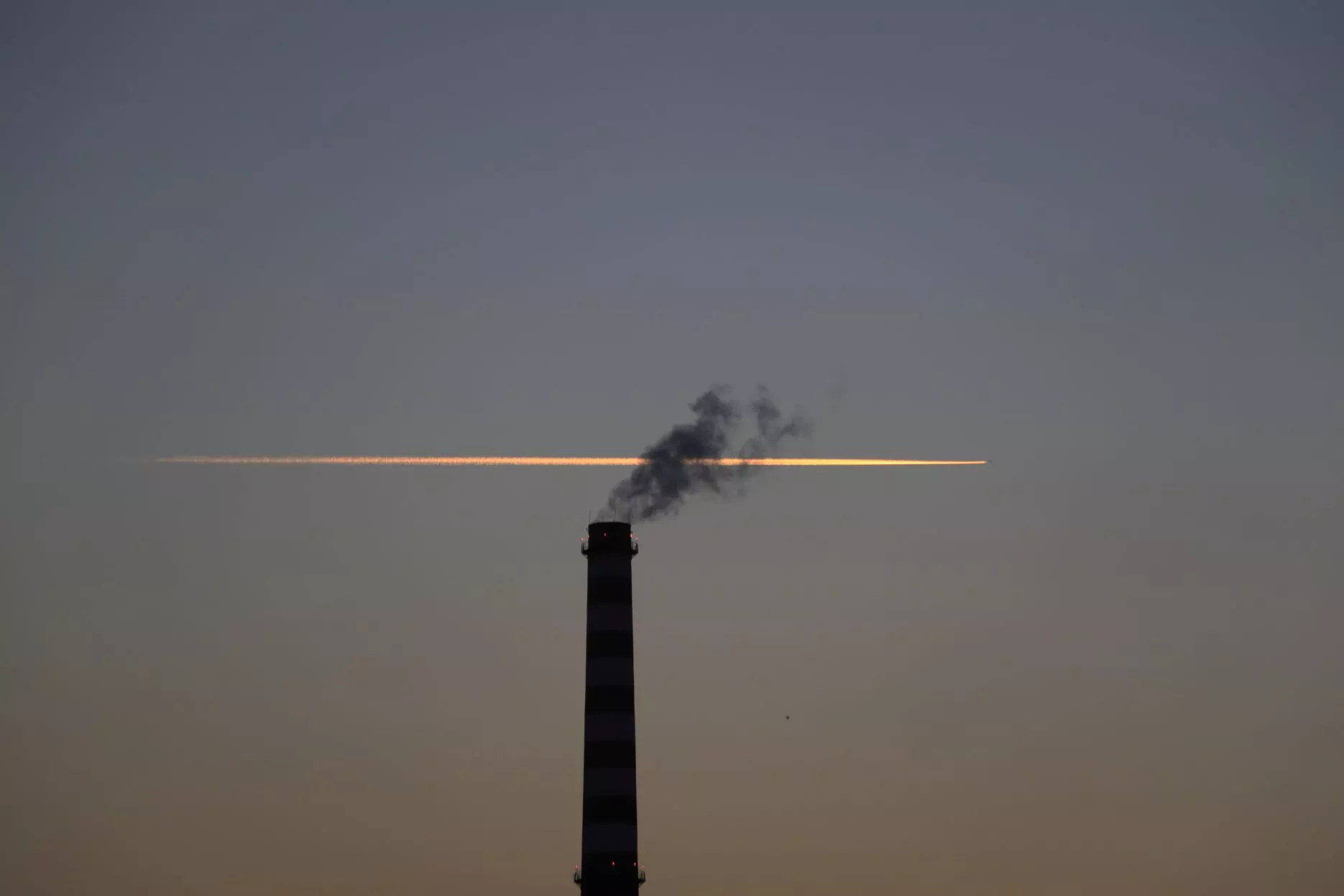 Factory emitting greenhouse gases