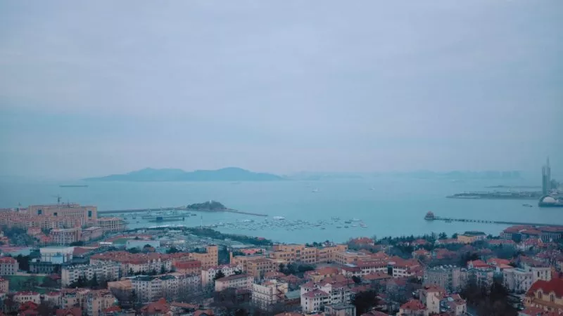 Qingdao sea front