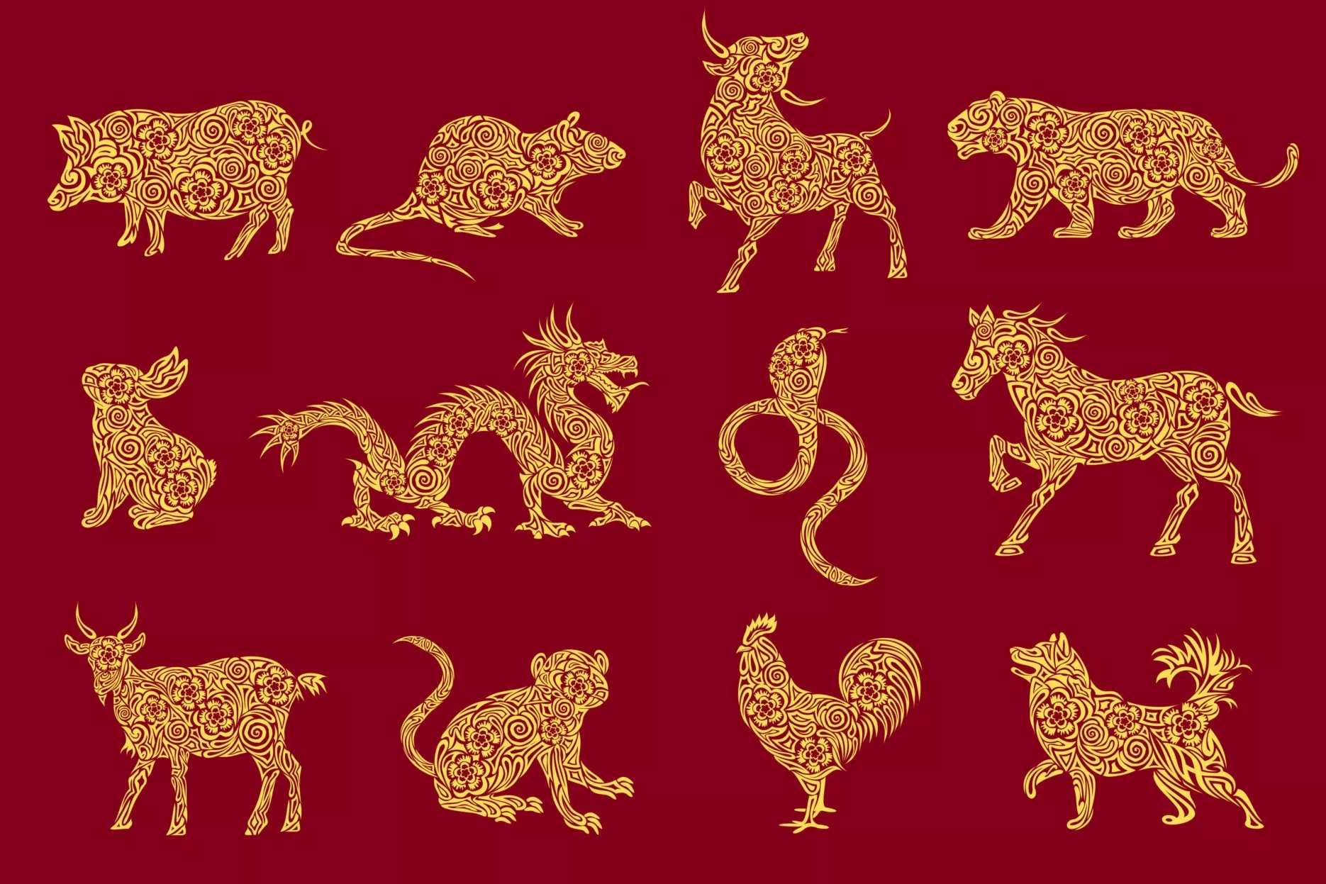 Chinese New year zodiac