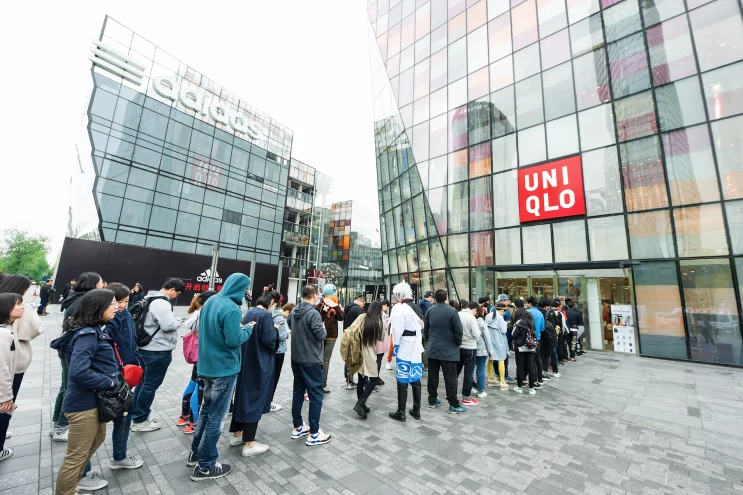 Queue for new Uniqlo collection