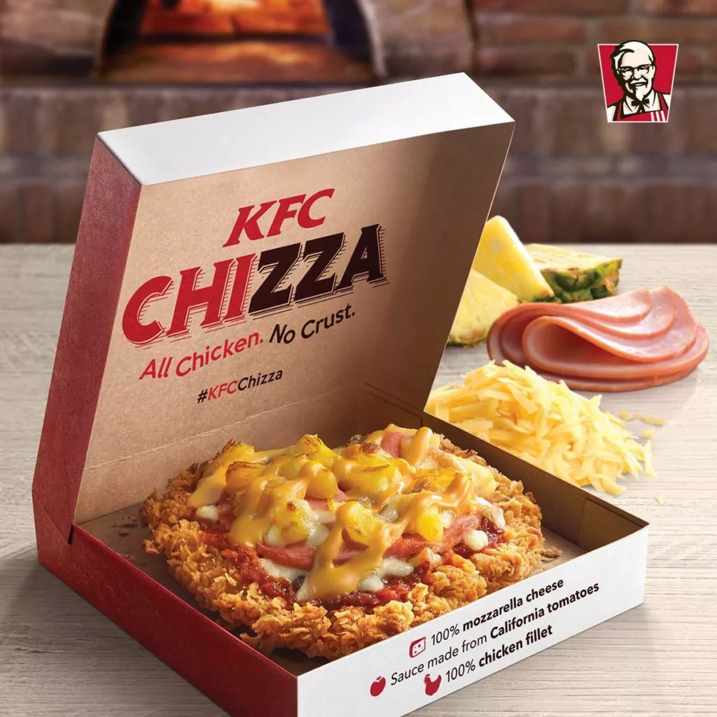 KFC Chizza campaign in China Credit: KFC