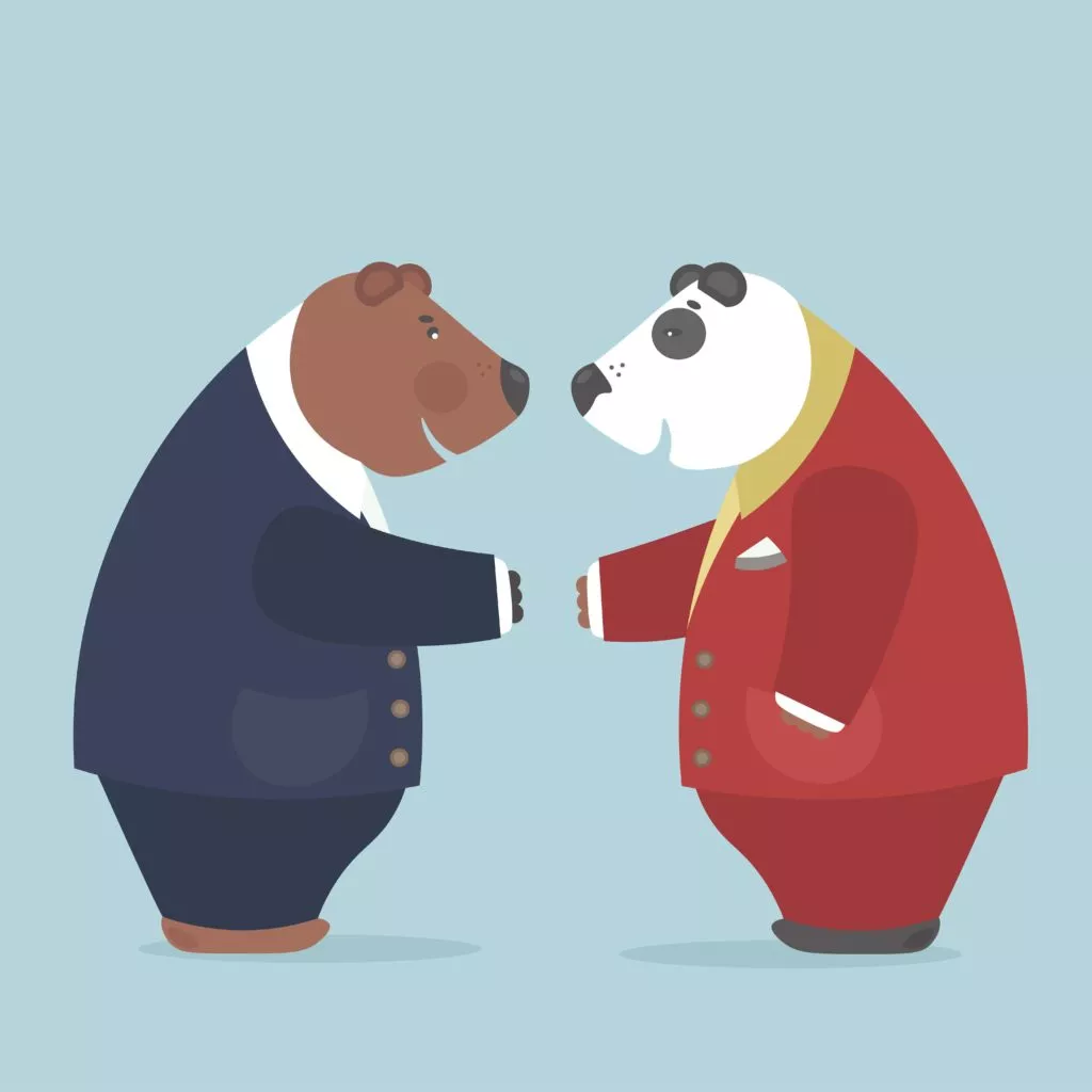 Panda diplomacy. Credit: Adobe Stock