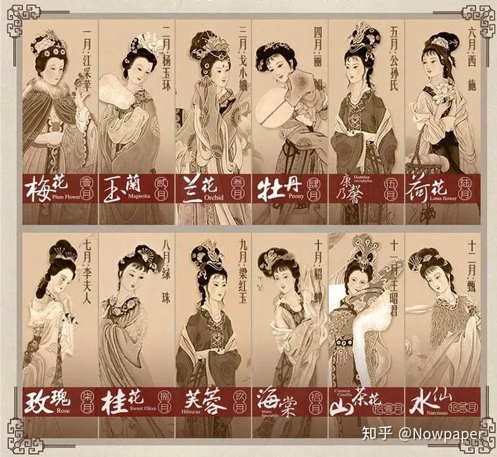 China's flower goddesses