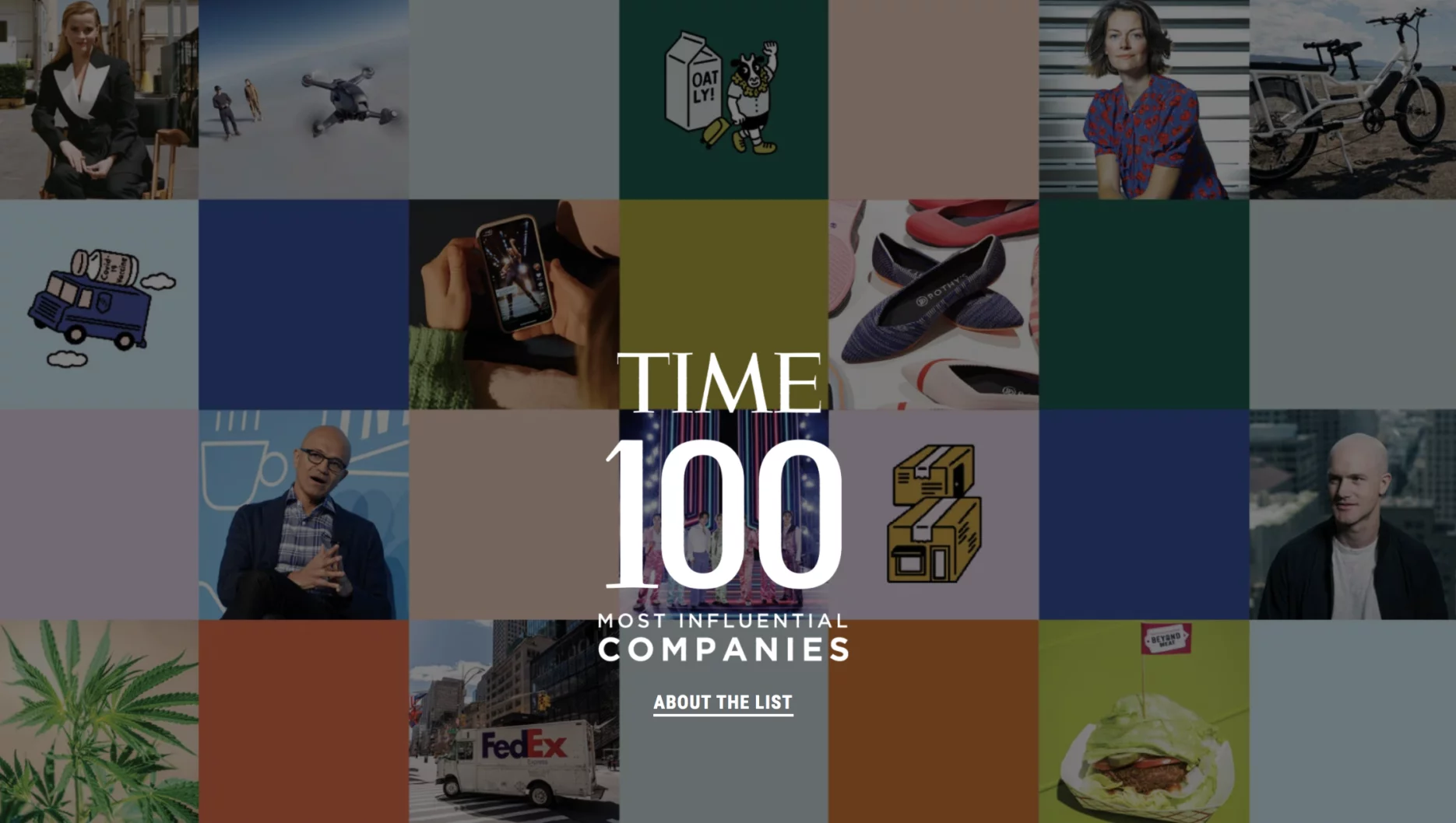 Time's 100 most influential companies. Credit: Time