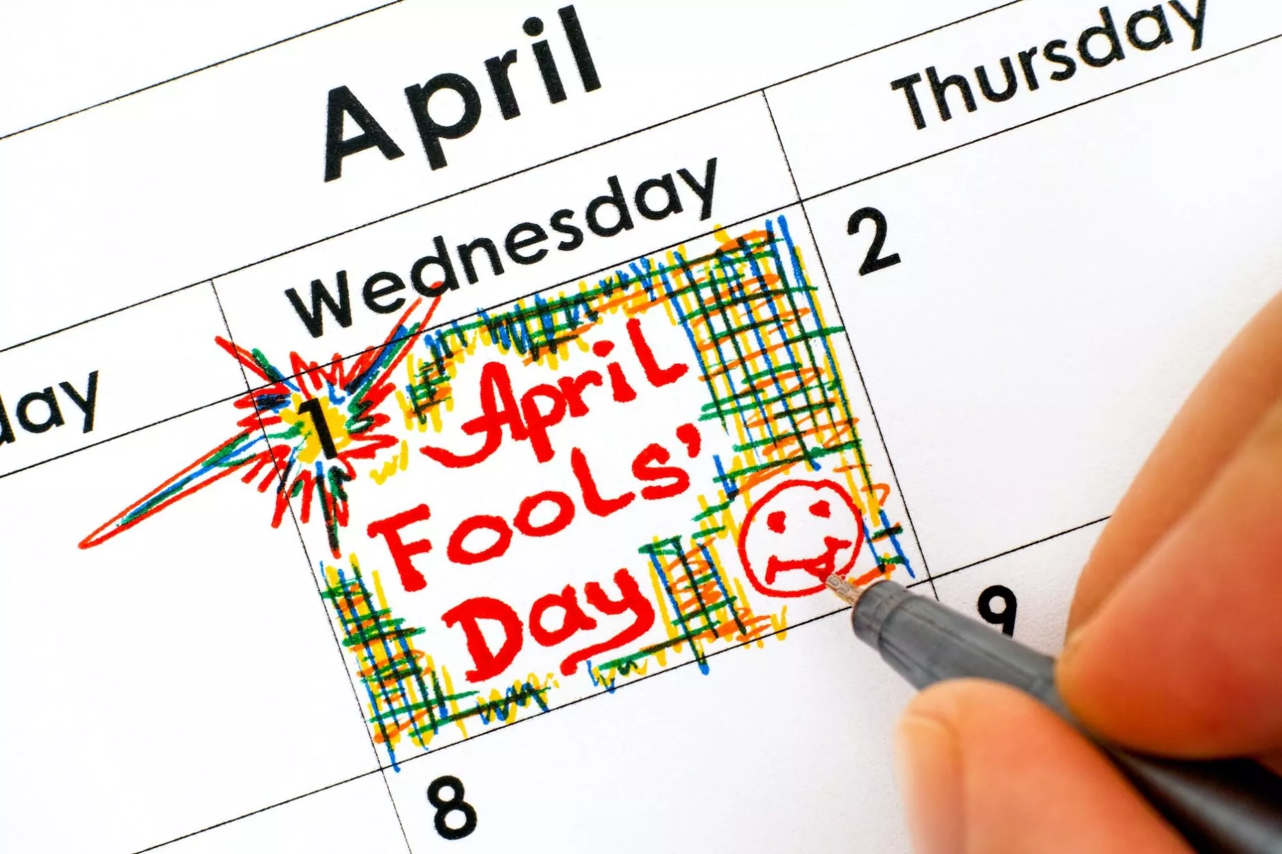 April Fool's Day. Credit: farmersalmanac