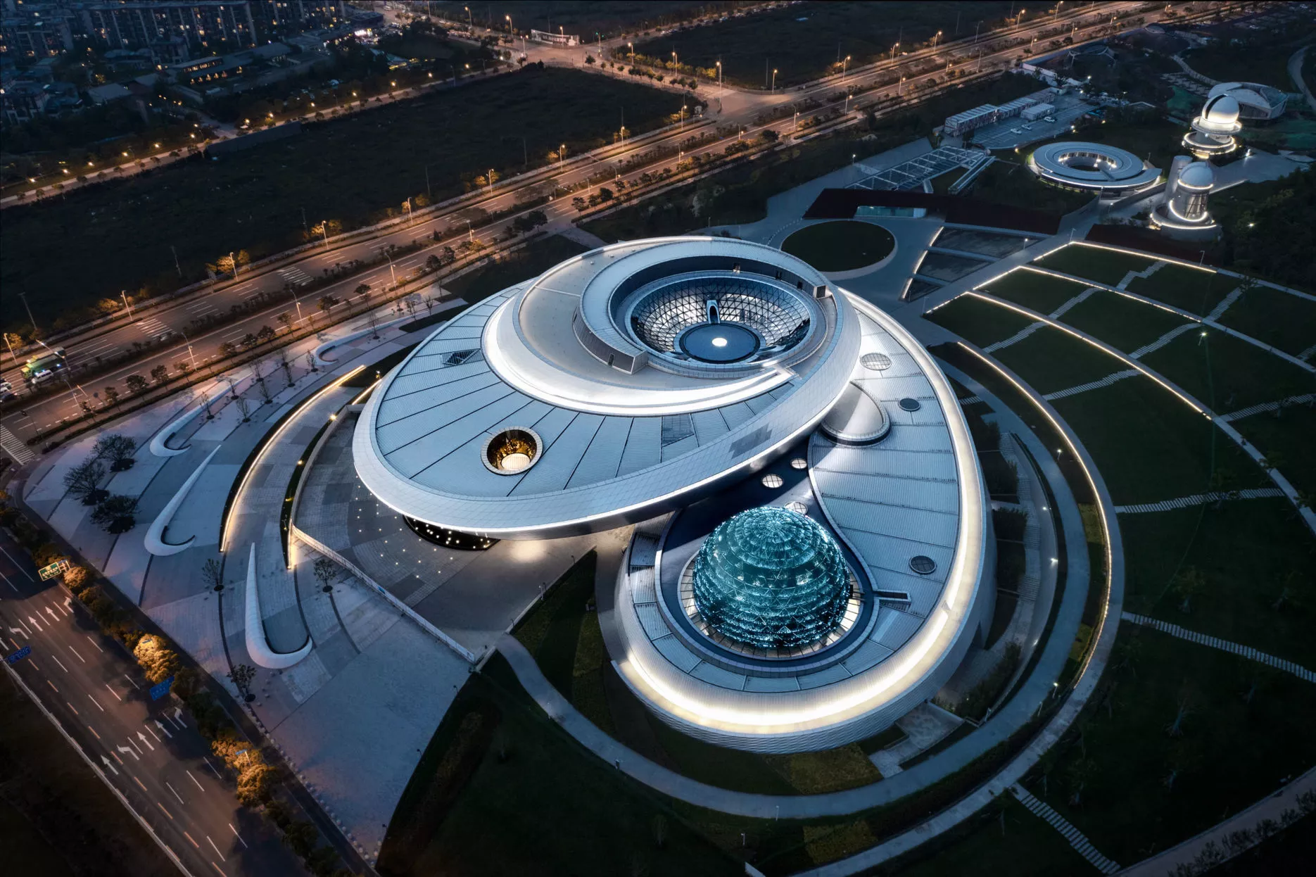 Shanghai Astronomy Museum. Credit: ennead