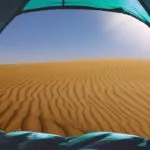 Camping in desert. Credit: adobe Stock