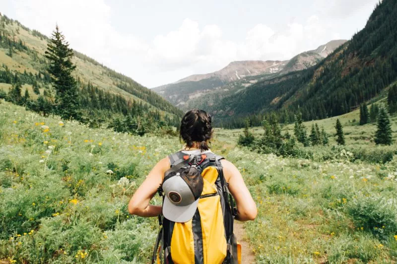 Man with a backpack. Credit: Unsplash