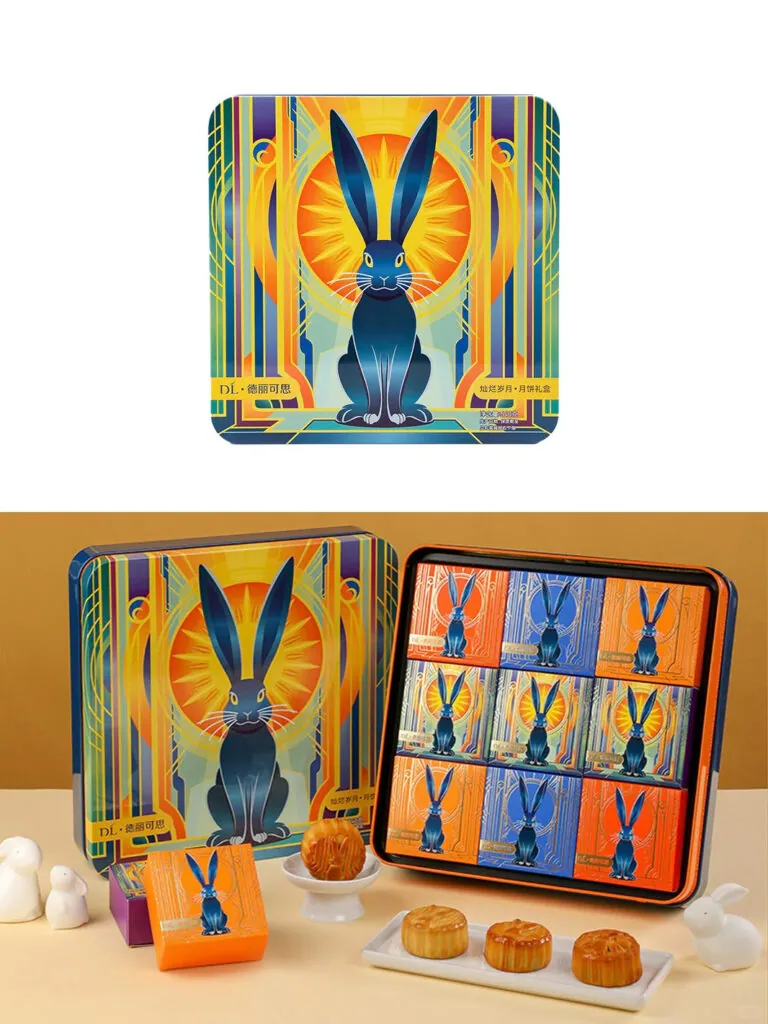 mooncake box as designed by Alan Chan