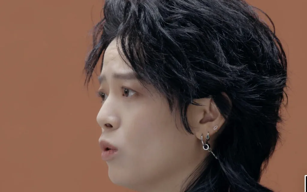 the sword in her hand