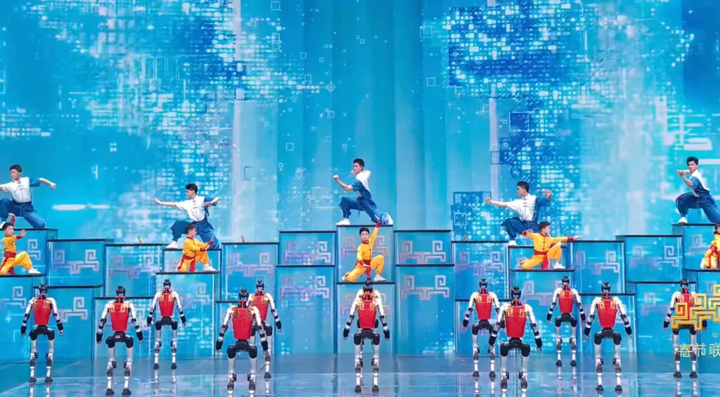 robots spring festival gala