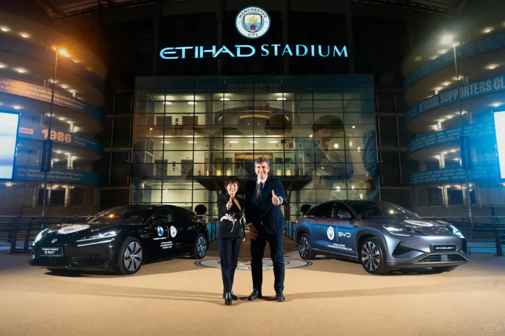 Manchester City BYD partnership