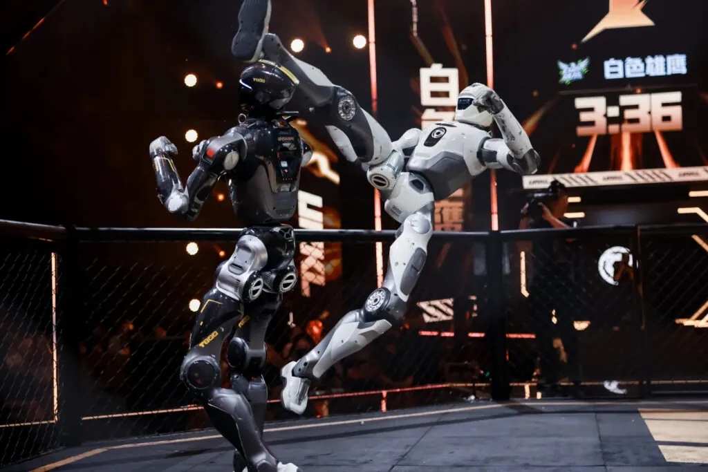 Chinese humanoid robot fight league