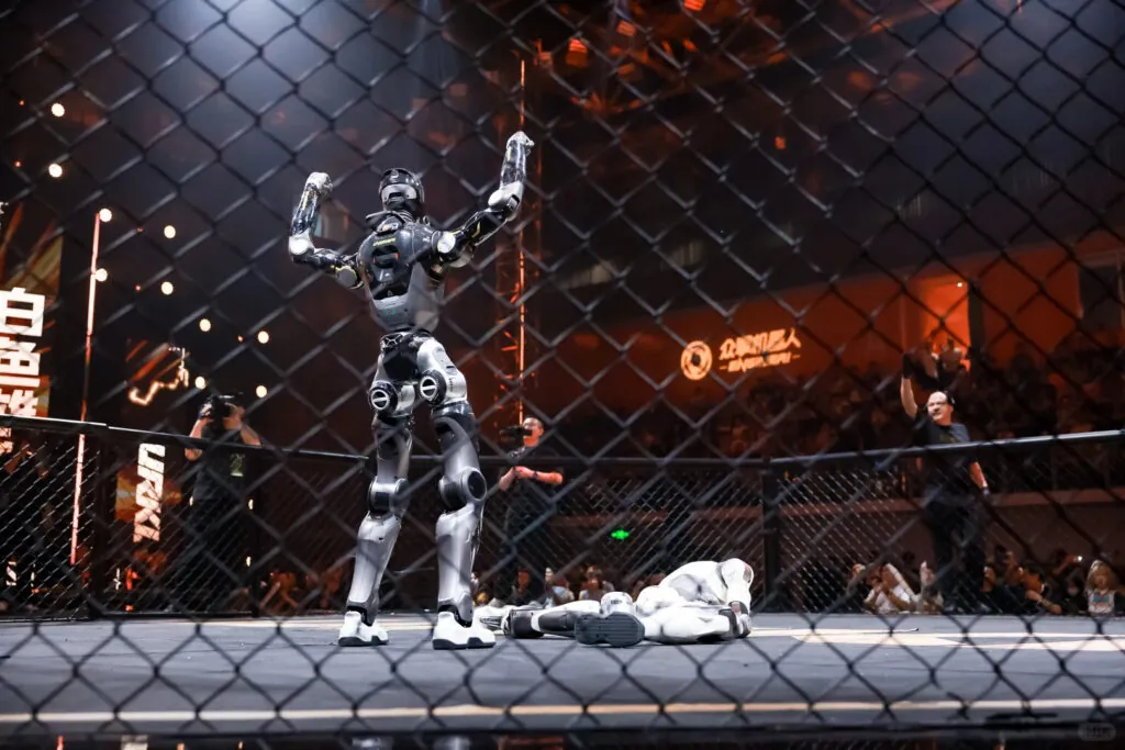 Chinese humanoid robot fight league