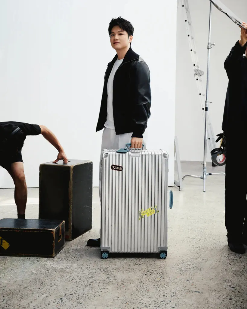 RIMOWA and Jay Chou team up with Fan Zhendong